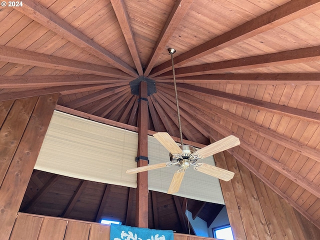 details featuring ceiling fan