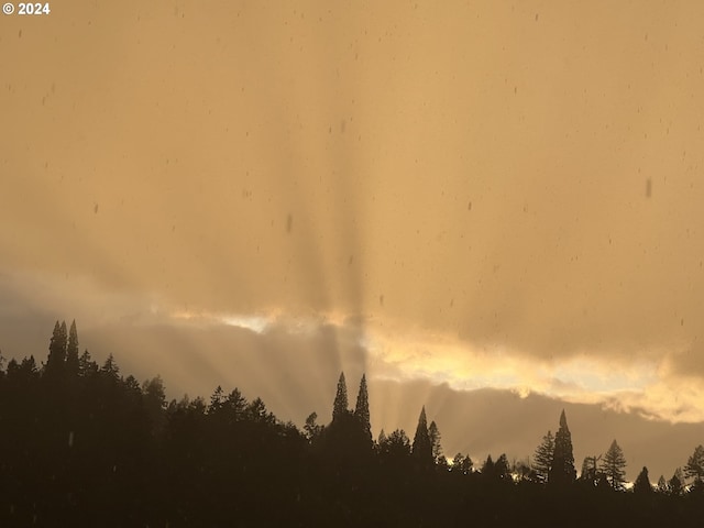 view of nature at dusk