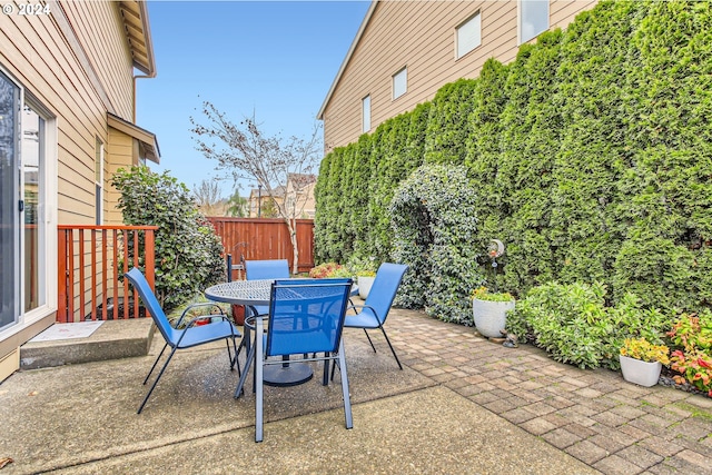 view of patio