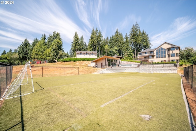 view of sport court