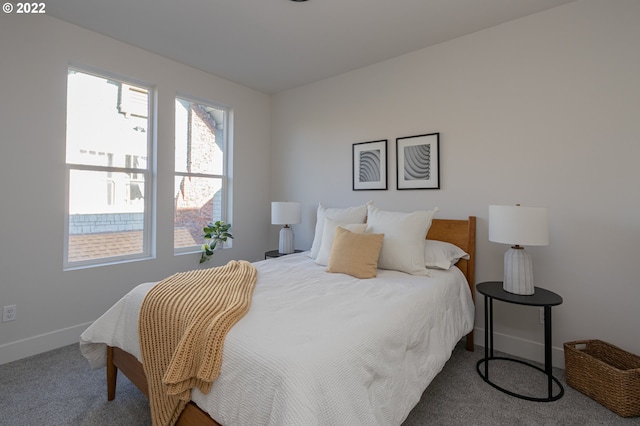 bedroom featuring carpet flooring