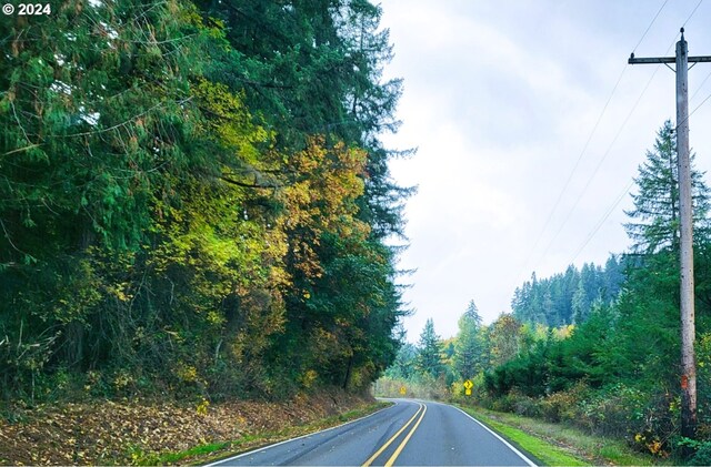 view of road