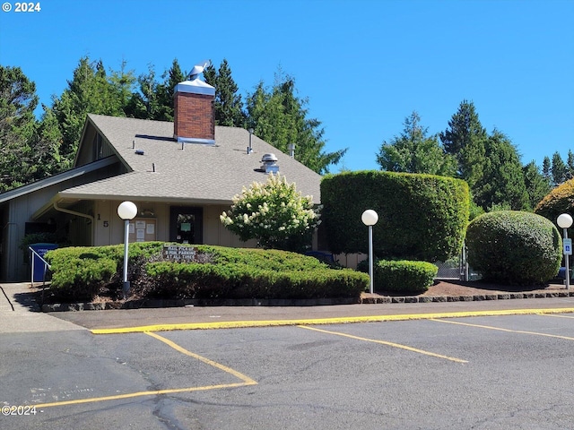 view of front of home