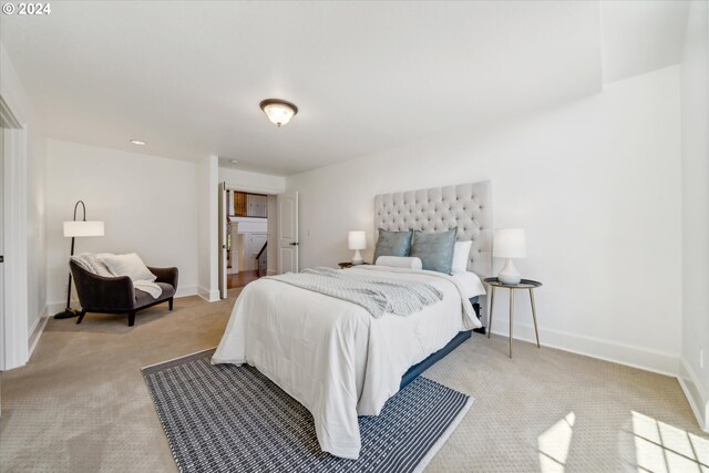 6145 SW Sweetbriar Ct, Portland, OR 97221 - bedroom with light carpet and baseboards