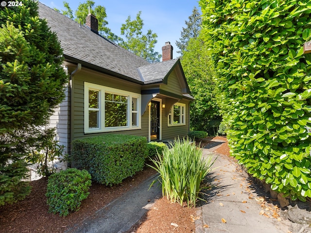 view of front of home