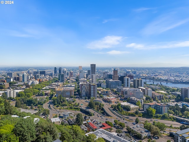 city view with a water view