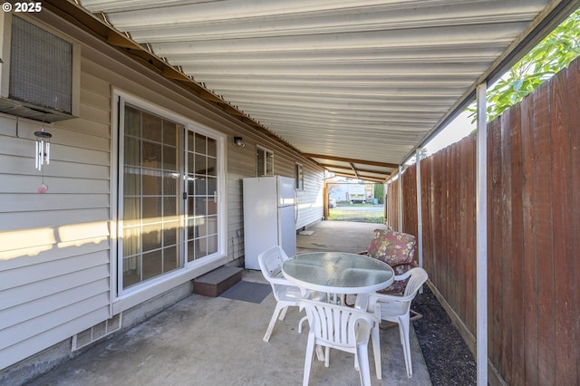 view of patio