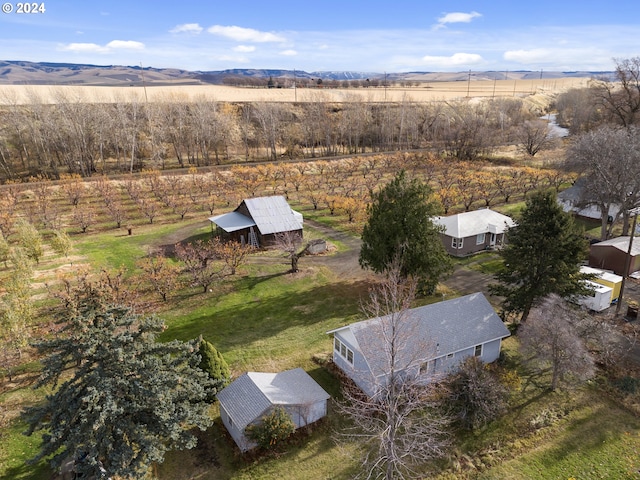 bird's eye view featuring a rural view