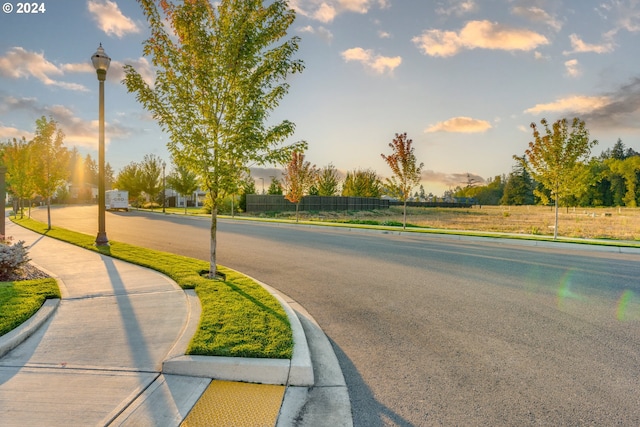 view of road