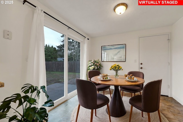 view of dining area