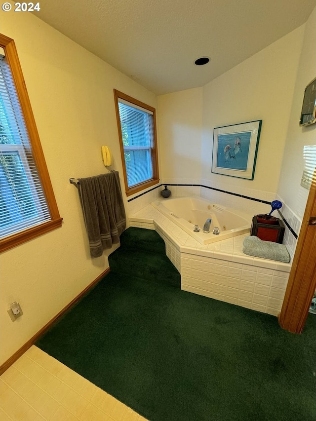 bathroom featuring a bathing tub