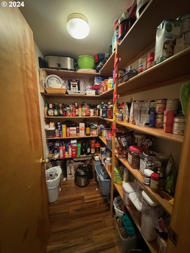 view of pantry