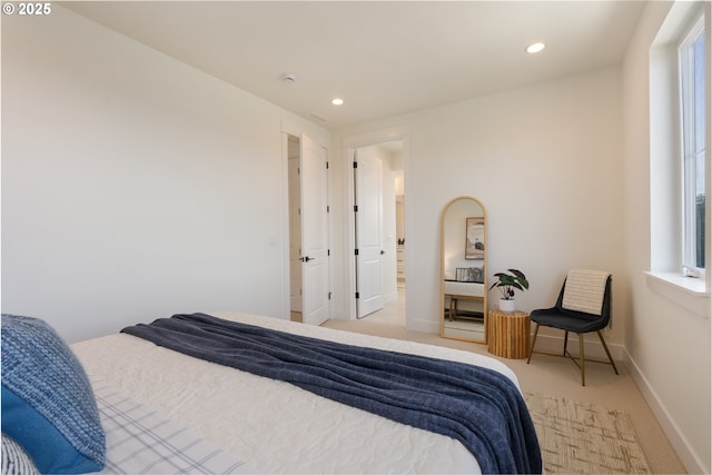 15044 SW 164th Ave Unit L17, Tigard, OR 97224 - bedroom with recessed lighting and light carpet