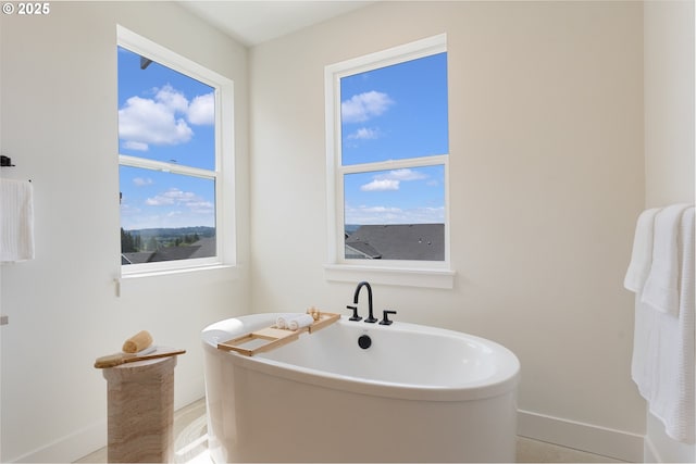 15044 SW 164th Ave Unit L17, Tigard, OR 97224 - full bath featuring a freestanding bath and healthy amount of natural light
