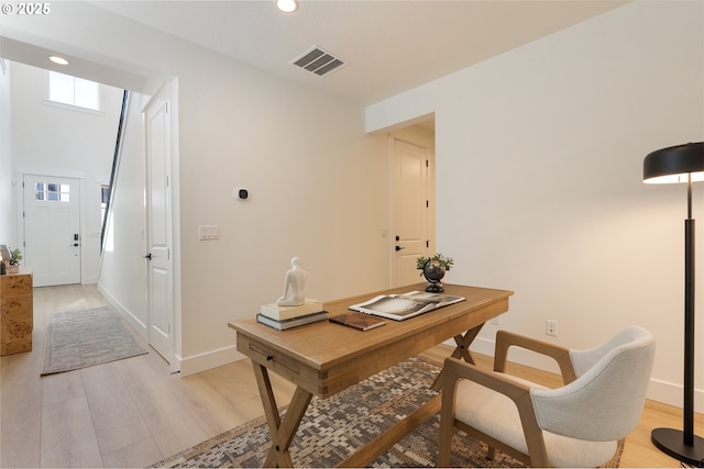 15044 SW 164th Ave Unit L17, Tigard, OR 97224 - office with light wood finished floors and recessed lighting