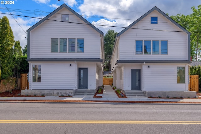 view of front of property