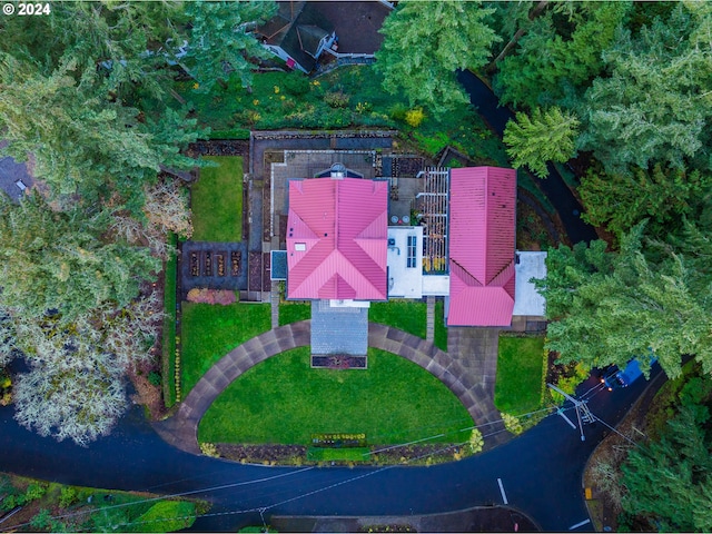 drone / aerial view