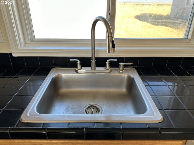 14865 Mt View Dr, Condon, OR 97823 - interior details with a sink and tile counters