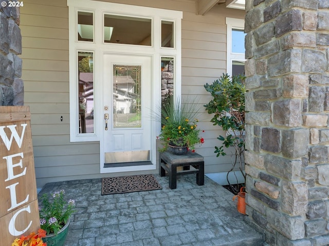 view of entrance to property