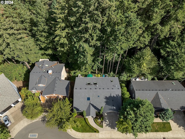 bird's eye view featuring a residential view