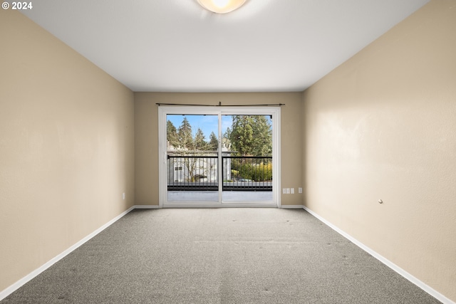 empty room with carpet floors