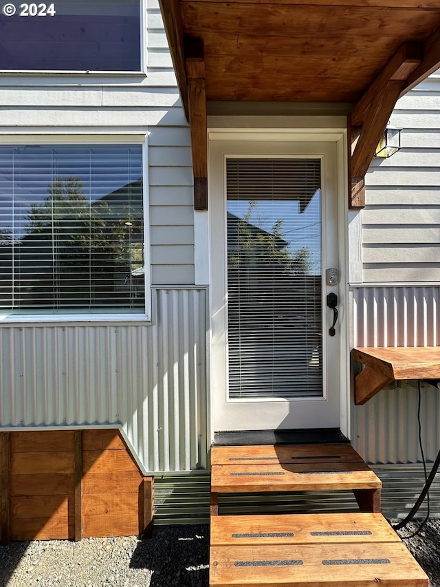 view of property entrance