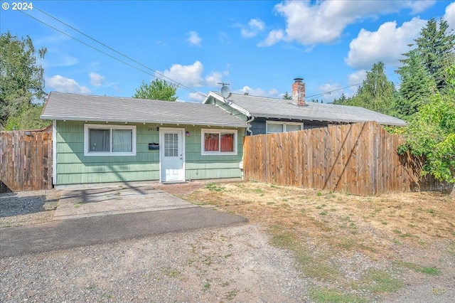 view of ranch-style house