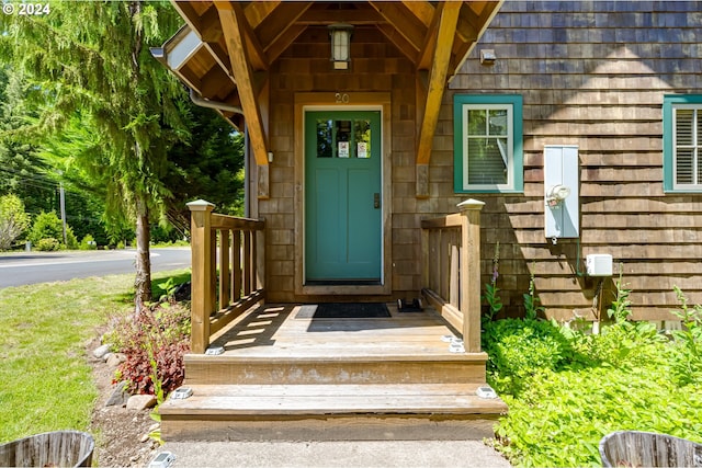 view of entrance to property