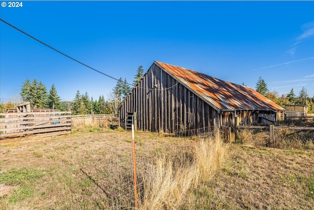 view of outbuilding