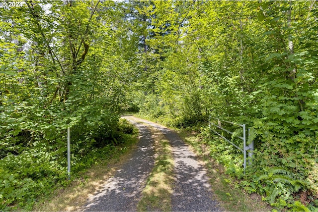 view of road