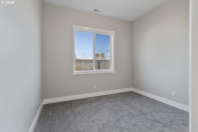 unfurnished room with carpet