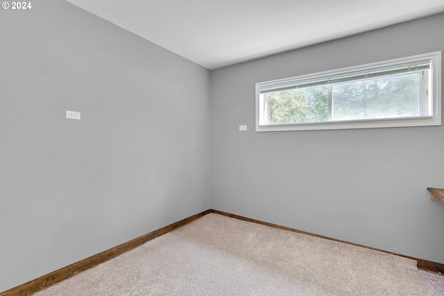 empty room featuring carpet