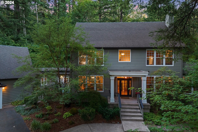 view of front of house featuring a porch