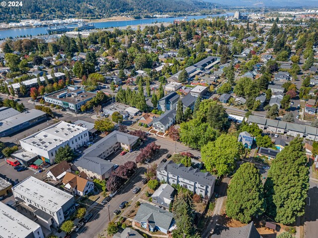 7467 N New York Ave Unit 5, Portland, OR 97203 - birds eye view of property featuring a water view