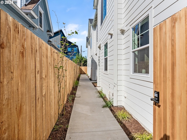 view of side of home