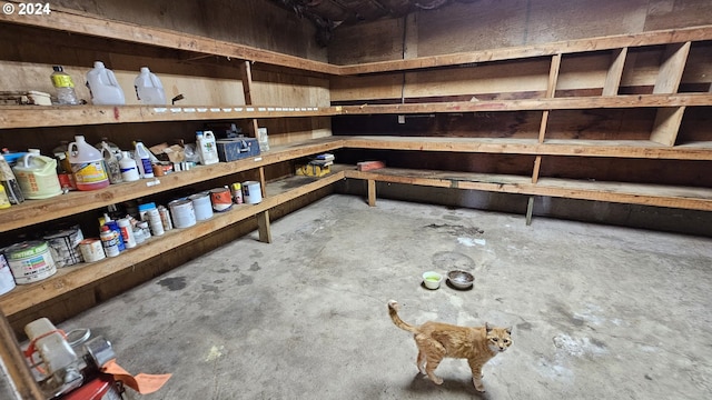 view of storage room