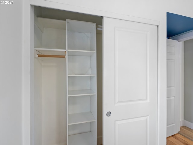 view of closet