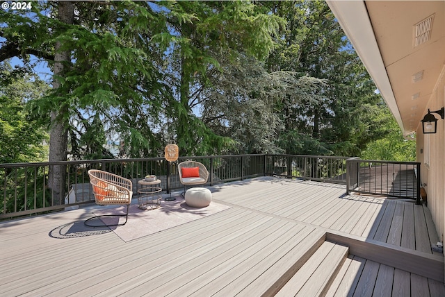 4243 Spring Rock Cir, West Linn, OR 97068 - view of wooden terrace
