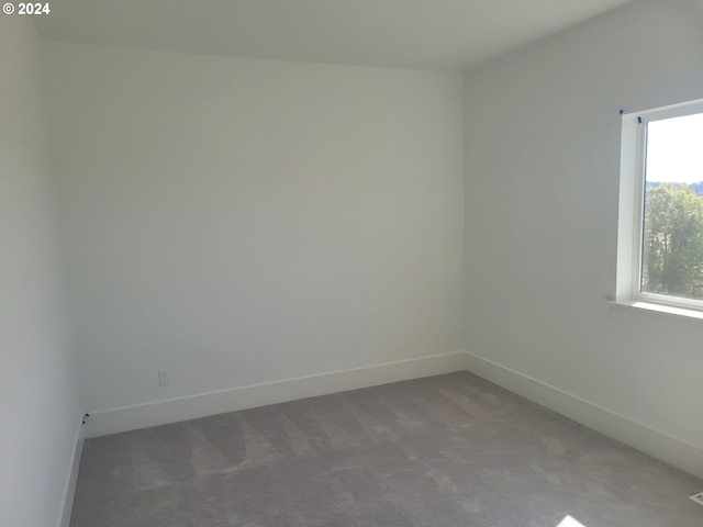 unfurnished room featuring carpet