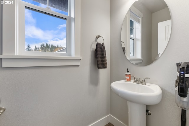 bathroom with a wealth of natural light