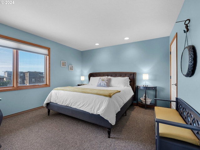 bedroom featuring carpet floors