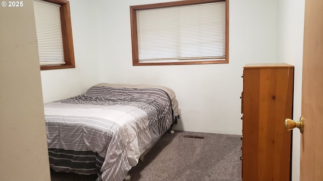 bedroom with carpet flooring