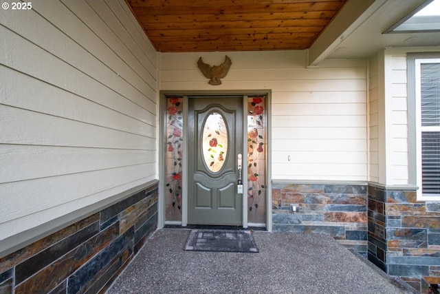 view of entrance to property