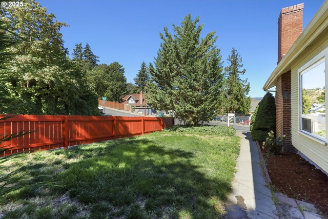 view of home's exterior featuring a mountain view