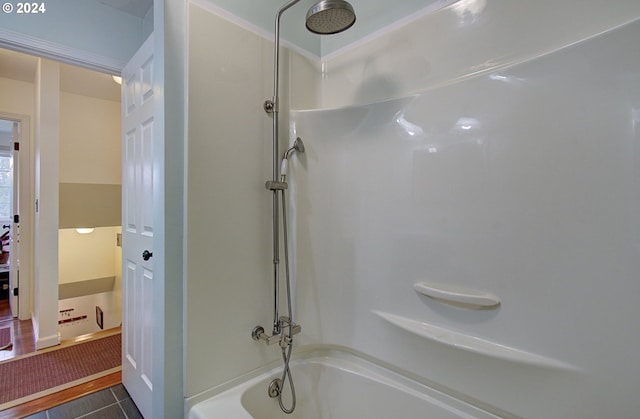 full bathroom featuring tub / shower combination