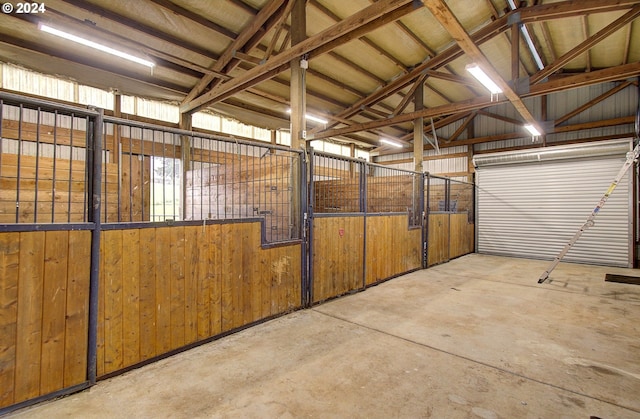 view of stable