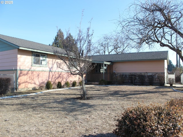 view of ranch-style house