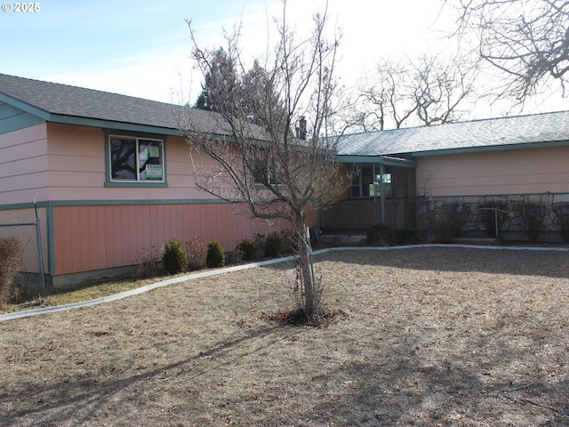 view of side of home