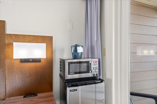 kitchen with appliances with stainless steel finishes