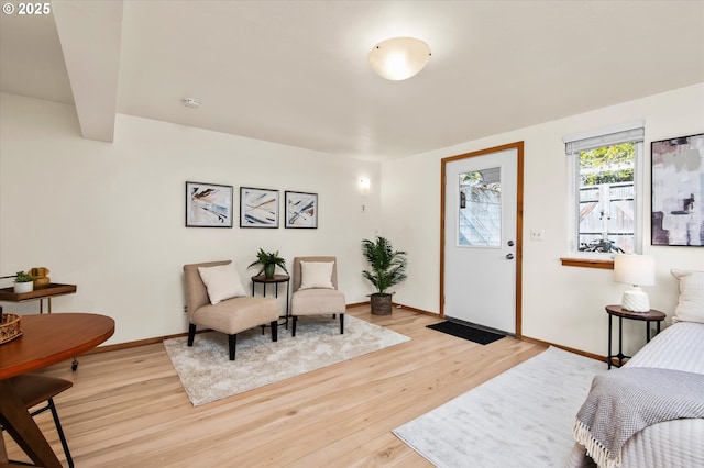 bedroom featuring light hardwood / wood-style floors